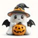 Halloween Pumpkin Ghost Creative Personalized Refrigerator Whole Car Body Stickers_viptrois.com