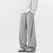 Men's Streetwear Cargo Joggers – Heavyweight Drop-Crotch Sweatpants With Utility Pockets & Tapered Cuff (Black, Olive, Stonewash)_viptrois.com