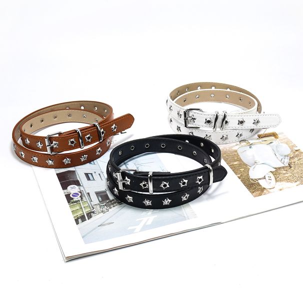 Korean Style Punk Chain Y2K Design Sense Women's Decorative Versatile Jeans Belt_viptrois.com