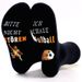 Leisure sports mid-tube cotton socks sole lettering socks_viptrois.com