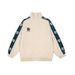 Men's Clothing Love embroidery contrast color stitching casual suit men ins fashion brand loose long sleeved jacket two piece suit_viptrois.com