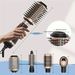 Hair Brush, 4-in-1 Blow Dryer & Hot Air Straightening, Drying, And Curling, Oval Brush With Adjustable Temperature_viptrois.com