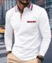 Unbeatable Quality Instagram Autumn New POLO Button Pocket Men's Long Sleeved Sports Polo Shirt_viptrois.com