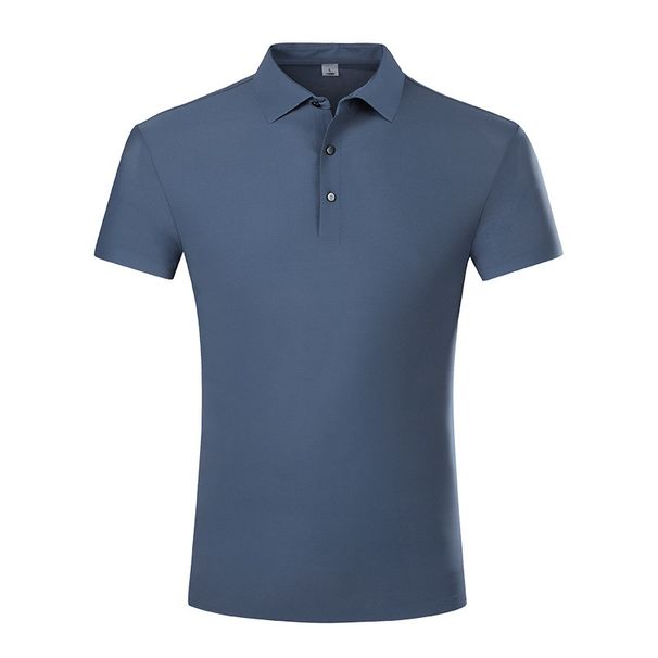 2026 Summer New Style Seamless Ice Silk Short-Sleeved Men's Sport Quick-Dry Solid Color Nylon Business Polo Shirt Men's Clothing_viptrois.com