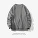 White Background Flat Spring And Autumn New Men's Hoodie Versatile Youth Handsome Long Sleeved T 68C_viptrois.com