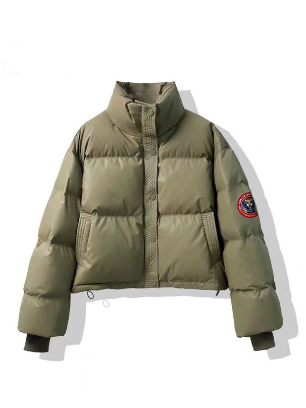Men's Clothing Wash Free, Short Down Filled Cotton Jacket For Couples, Tiger Head Style, Thickened Puffer Jacket, Trendy Coat For Petite Women, 02_viptrois.com