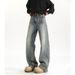 Men's High Street Handsome Loose Casual Versatile Wide Leg Straight Pants_viptrois.com