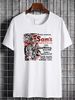 Retro Tiki Art Tee T Shirt Bar Mug Restaurant Sams Seafood Hawaiian Village CA Streetwear Top For Everyday Wear Stretched Slightly Comfortable_viptrois.com