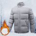 New Cotton-padded Jacket For Men In Autumn And Winter, Thickened With Down, Korean-style Slimming Down Cotton-padded Jacket_viptrois.com