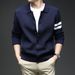 Men's Sweater With Lapel Cardigan, Thickened Casual Jacket For Autumn And Winter, Fashionable And Versatile Knitted Shirt_viptrois.com