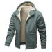 Autumn And Winter New Men's Sweater Lamb Wool Thickened Jacket Cardigan Casual_viptrois.com