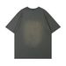 VK Men's Clothing | Summer Heavyweight Fashion Brand Retro English Words Men's T-shirt Retro Distressed Loose Short Sleeve T-shirt Men/Women_viptrois.com