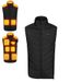 Men's Clothing intelligent dual control eleven zone heating vest three speed temperature control rapid heating outdoor heating clothing_viptrois.com