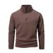 Autumn And Winter Men's Clothing: European Size Stand-up Collar Tactical Fleece Jacket, Men's Fleece Thermal Pullover, Youth Hoodie_viptrois.com