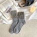 2025-Furry Socks For Women's Autumn And Winter Outerwear, Paired With Burken Shoes And Mid-calf Socks_viptrois.com