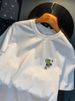 Summer Cotton T-shirt Loose Printing New Cartoon Round Neck Short-sleeved Top Half-sleeved Trendy Brand Versatile Men's Casual_viptrois.com