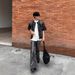 Men's Clothing Short Denim Suit Raw Edge Stitching Flared Jeans Jacket Raw Edge Trend Ins_viptrois.com