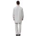 Modest Abaya Men's Robe Men’s Traditional Ethnic Tunic Set – Polyester Blend Two-Tone Cultural Outfit For Everyday Wear_viptrois.com