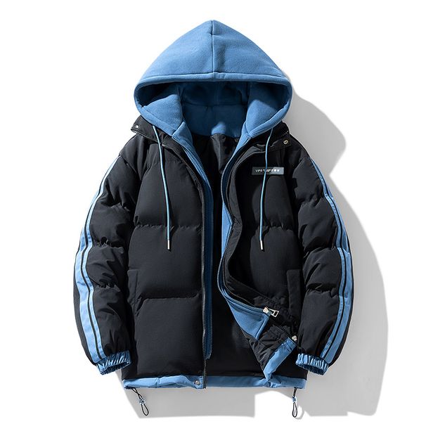 Teen Warm Cotton Clothes Couple Cotton Clothes Winter Clothes Thickened Hooded Trendy Brand Cotton Clothes Men_viptrois.com