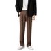 Ice Silk Pants Men's Summer Thin Loose Casual Pants Men's Straight Suit Pants Summer Solid Color Pants_viptrois.com