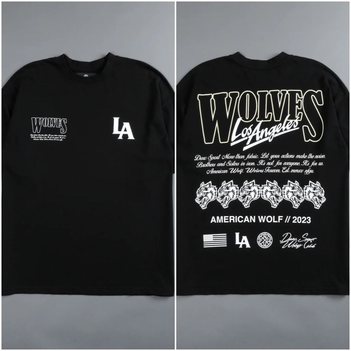 Men's Clothing Street Loose Ins Men's Couple T Shirt Large Size_viptrois.com