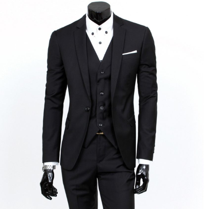 Men's Clothing 2025 New Suit For Men Autumn Slim-Fit Three-Piece Bridegroom Wedding Dress Wedding Best Man Suit For Men Business Suit Formal Wear_viptrois.com