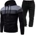 Men's Clothing Spring And Autumn Sweatshirt Men's Hoodie Sports Casual Loose Suit Long Sleeved Trousers Plus Velvet_viptrois.com