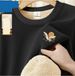 Vintage American Cool And Casual Round-neck Pullover Thermal Fleece Jacket, Warm And Comfortable, For Men In Winter._viptrois.com