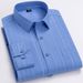 Classic Plaid Long Sleeve Shirt For Men, Breathable Cotton Casual Button Down Shirt, Wrinkle-Resistant Comfortable Top For Everyday Wear_viptrois.com