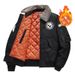 Men's Clothing Autumn And Winter Thick Jacket Large Size Stand Collar Thickened Warm Cotton Coat Detachable Collar Flight Jacket Outer Jacket_viptrois.com