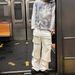Cross Border Trend Spring And Summer Color Matching Stripes Three Bar Design Casual Stitching Contrast Color Loose Wide Leg Pants_viptrois.com