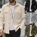 Men's Clothing Men's Stand Collar Button Jacket - Classic Corduroy Coat (4 Colors, S-XXXL) Hot-selling_viptrois.com