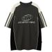 YPRS Men's Fashion European And American High Street Letter Print Short Sleeve T-Shirt Unisex Ins Summer Trend Loose_viptrois.com