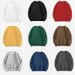 Manufacturer Wholesale Spring And Autumn Trendy Round-neck Pullover Tops, Sporty Casual Loose-fit Versatile Men's Solid_viptrois.com