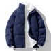 Men's Clothing Reversible Cotton Coat Winter Plus Velvet Thick Warm Cotton Coat_viptrois.com