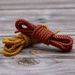 LACES 5mm Round Two-color Polyester Chequered Classic Daddy Shoes Sneakers Lanyard_viptrois.com
