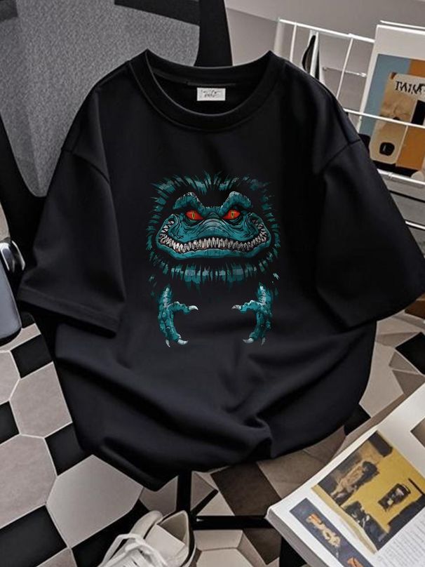 SPACE MONSTER WOMEN T-SHIRT Halloween Symbol Logo Sign Critters Designer Clothes Unisex Top For Everyday Wear Comfortable Homme Versatile_viptrois.com