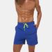 2023 Cross-border Men's Summer Swimming Leisure Ten-color Beach Pants Waterproof Four-point Casual Pants_viptrois.com