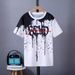 Mother&Kids Children's summer clothing Children's clothing boys and teenagers summer short-sleeved T-shirt new_viptrois.com