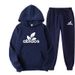 Winter Thickened Hooded Sweatshirt For Men Korean Style Jogger Sports Youth Casual Men's Two-Piece Set_viptrois.com