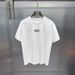 Men's Clothing Fashionable T Shirts For Men In Summer, White Short Sleeved Loose Bottoming Pullover, Short Sleeved Couple T Shirts B2CNF2176_viptrois.com