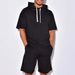 New Summer Casual Comfortable Shorts Hoodie Men's Fitness Sports Short Sleeve Set_viptrois.com