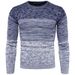Pure Autumn Crew Neck Pullover Base Knitwear Korean Style Casual Men's Youth Long Sleeve Sweater_viptrois.com