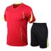 Men's Clothing Men's Short Sleeved T Shirt Suit Summer Men's Sports Casual Suit Basketball Outdoor Running Slim Sportswear_viptrois.com