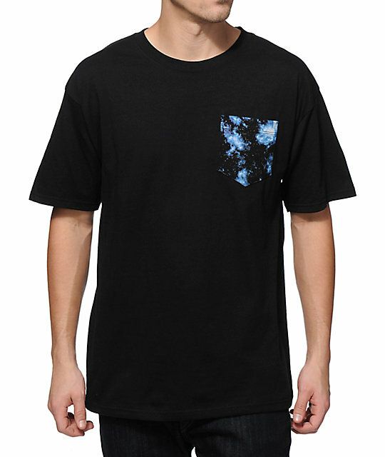 Empyre Mens Black Hole Pocket Tee Shirt New_viptrois.com