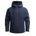 Men's Waterproof Windproof Hooded Jacket - Lightweight Breathable Outdoor Coat For Hiking, Running & Daily Wear_viptrois.com
