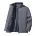 Monochrome Man- 25 Autumn New Men's Loose Fit Versatile Trendy Plus Size Middle-Aged Business Stand Collar Casual Jacket Coat For Men_viptrois.com