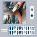 Nail Strips Nail Tips Long INS Style Wearable Nail Tips Flashing Hot Girl Nail Tips Nails Nail Art Patches_viptrois.com
