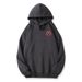 Men's Clothing 400G Silver Fox Fleece Fleece Lined Sweatshirt, Long Sleeves, Fleece Lined Drop Shoulder Hooded Sweatshirt, Tiger Head Style,_viptrois.com