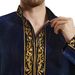 Men's Clothing Factory ready stock Middle Eastern Muslim men's gold velvet embroidered robe, TH825, hot sale_viptrois.com